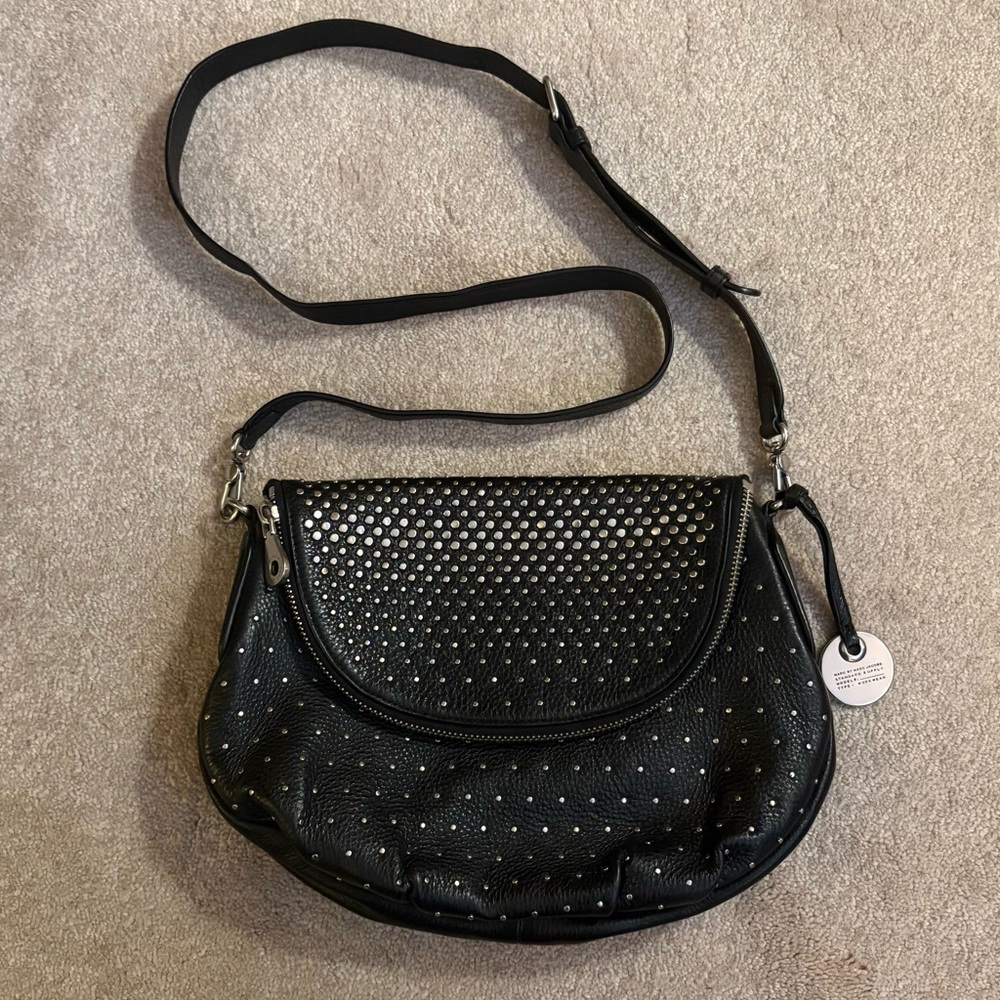 Marc By Marc Jacobs New Q Natasha Degrade Studs Crossbody Bag - Picture 3 of 12